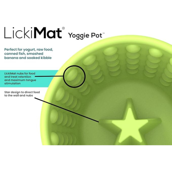 Innovative Pet Products Lickimat Yogie Mat Treat Dispenser Green for Dogs Discount