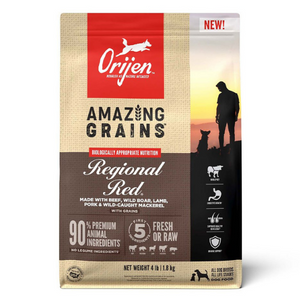 Orijen Amazing Grains Regional Red High Protein Dry Dog Food For Sale