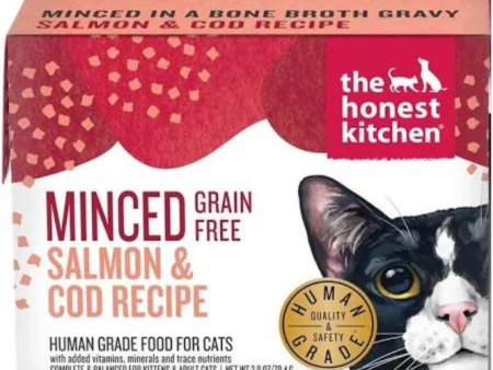 The Honest Kitchen Grain-Free Minced Salmon and Cod in Fish Broth Gravy 2.8 oz Discount