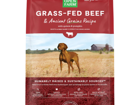 Open Farm Ancient Grains Grass-Fed Beef Dry Dog Food Supply