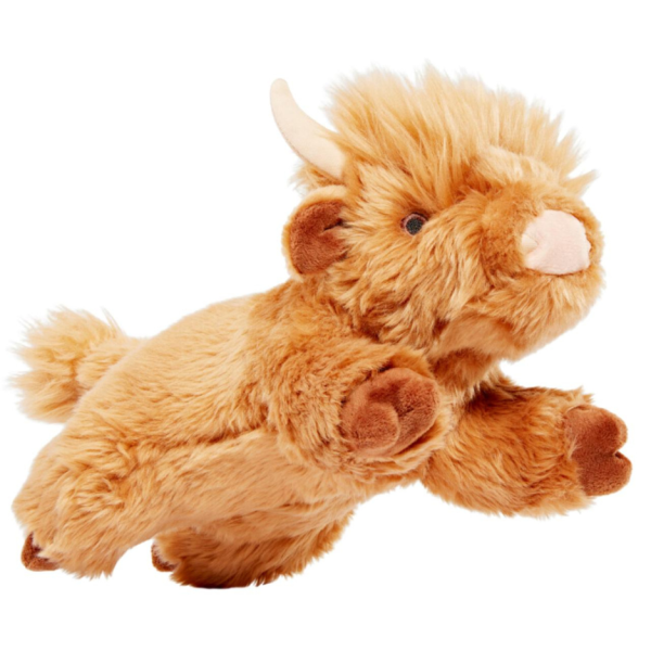 Fluff & Tuff Shaggy the Highland Cow 12  Plush Dog Toy Online Sale