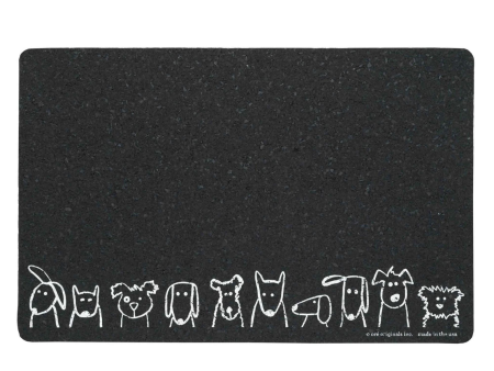 ORE Pet Petmat Recycled Rubber Dogs In A Row Online Hot Sale