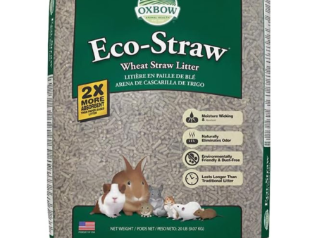 Oxbow Bene Terra Eco-Straw Pelleted Wheat Straw Small Animal Litter 20 lbs For Sale