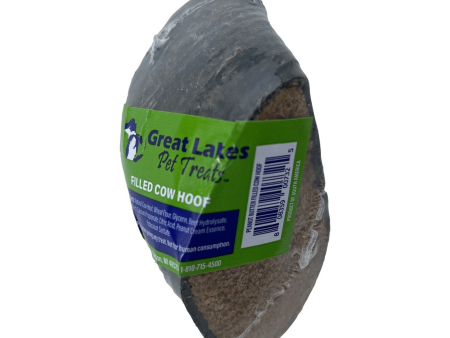 Great Lakes Filled Cow Hooves, Md Lg, Peanut Butter Online now