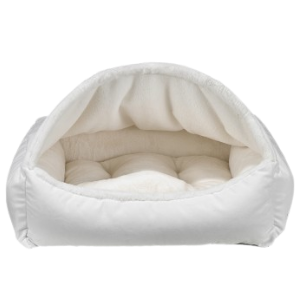 Bowsers Canopy Dog Bed Dream Fur Winter White Cheap