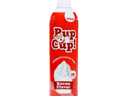 PupCup Bacon Whipped Treat for Dogs 13 oz Canister For Cheap