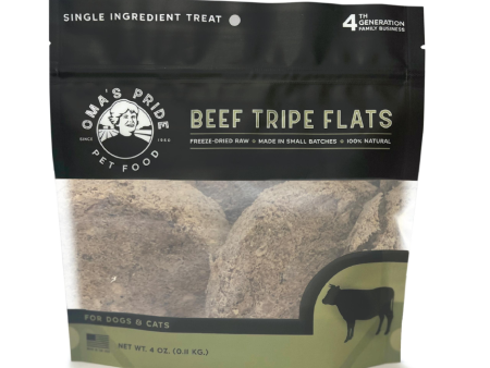 Oma s Pride Beef Tripe Flats Freeze-Dried Dog & Cat Food Hot on Sale