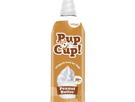 PupCup Peanut Butter Whipped Treat for Dogs 13 oz Canister Online Sale