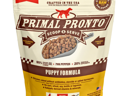 Primal Pronto Puppy Formula Raw Frozen Dog Food 4lb Fashion