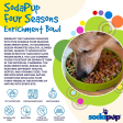 SodaPup Enriching Slow Feeder Tray Four Seasons Ebowl for Dogs on Sale