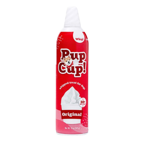 PupCup Original Whipped Treat for Dogs 13 oz Canister Supply