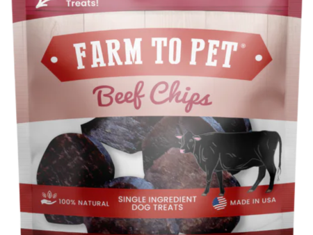 Farm To Pet Beef Chips Snack Pack Dog Treats For Sale