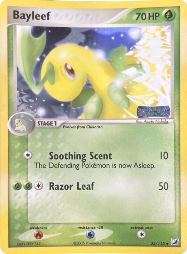 Bayleef (35 115) (Stamped) [EX: Unseen Forces] Supply