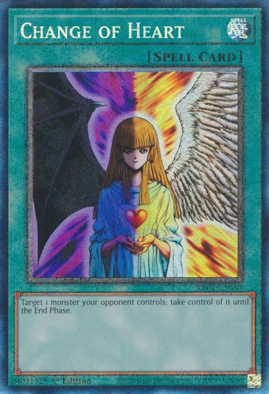 Change of Heart [RA01-EN050] Prismatic Collector s Rare Discount