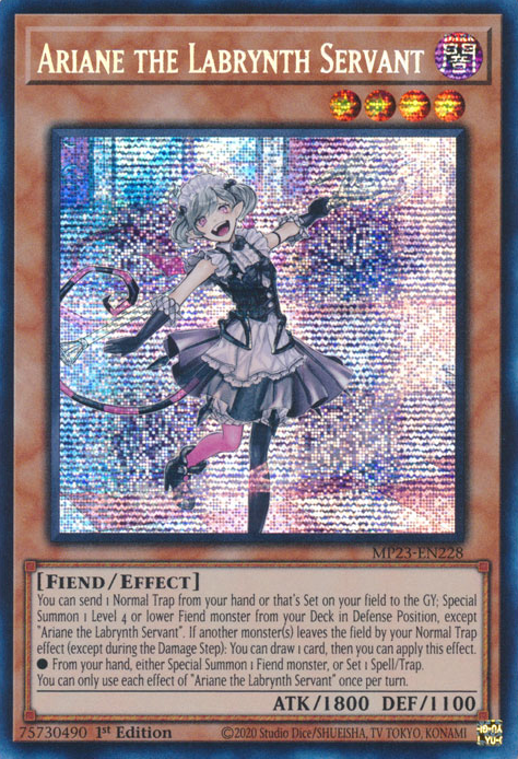 Ariane the Labrynth Servant [MP23-EN228] Prismatic Secret Rare Online now