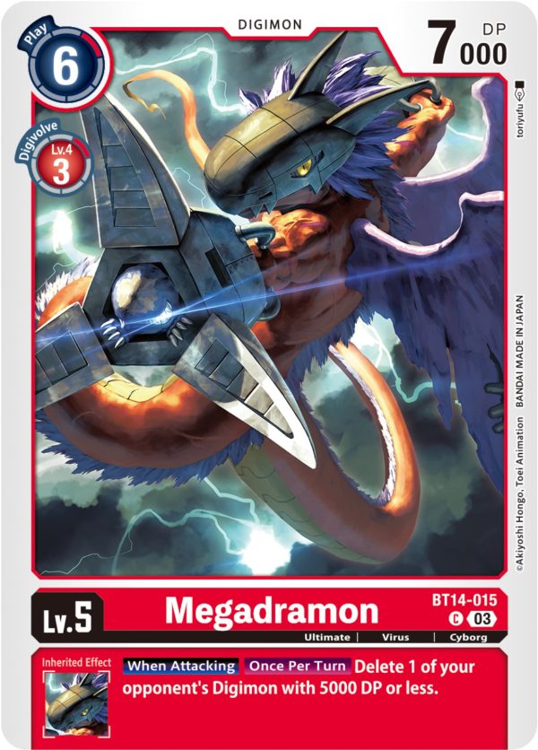 Megadramon [BT14-015] [Blast Ace] For Sale