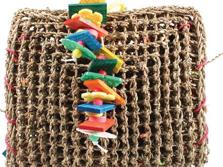 A&e Cage Company - Happy Beaks Vine Mat Forage Pouch Bird Toy For Sale