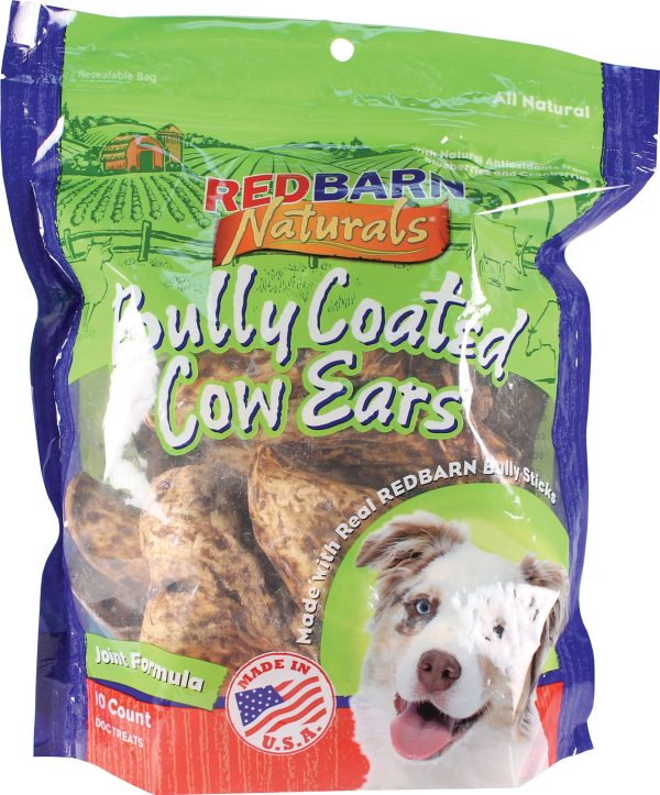 Redbarn Pet Products Inc - Bully Coated Cow Ears Dog Treats Online Sale