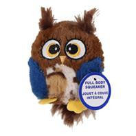 Ethical Dog - Hoots Owl Plush Squeaker Dog Toy on Sale