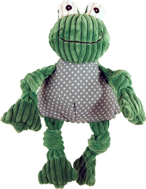 Hugglehounds - Frog Knottie Plush Corduroy For Discount