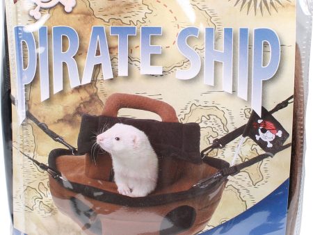 Marshall Pet Products - Pirate Ship Ferret Hideaway Fashion